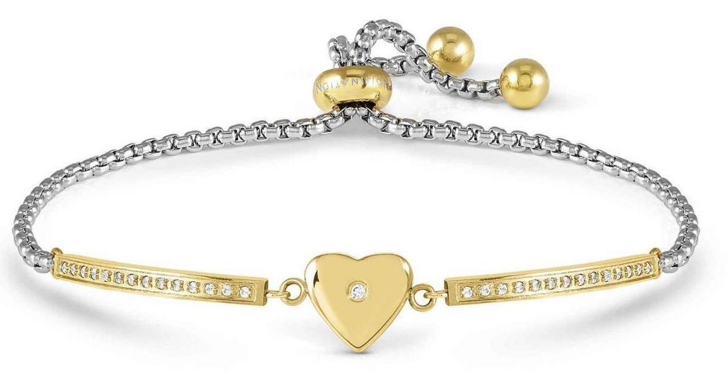 Bransoletka damska Nomination Italy Milleluci serce złota 028018022.jpg